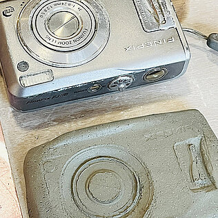impression of camera for Cabinet of (un)Natural History workshop at The Urban Rooms part of the Folkestone Fringe Triennial  by Rosalie Morris