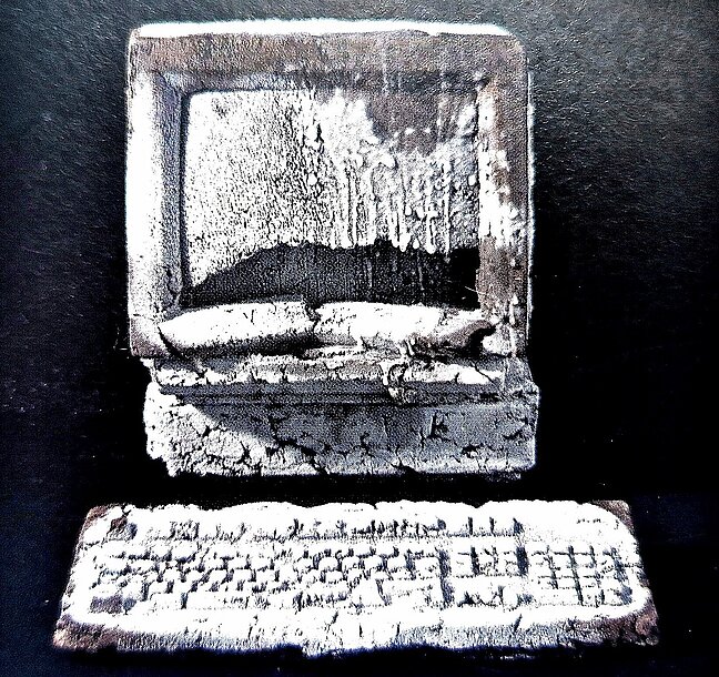 Rosalie Morris degree show piece at Edinburgh College of Art 1999