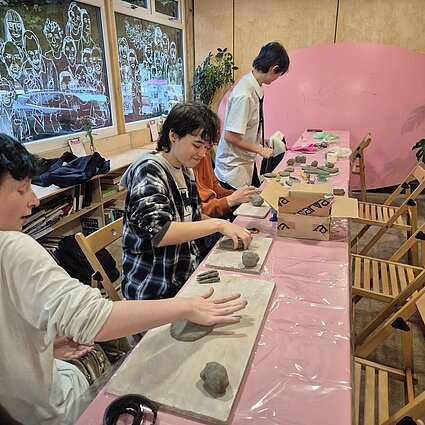 Workshop for The Cabinet of (un)Natural History exhibition at The Urban Rooms for The Folkestone Fringe Triennial  by Rosalie Morris