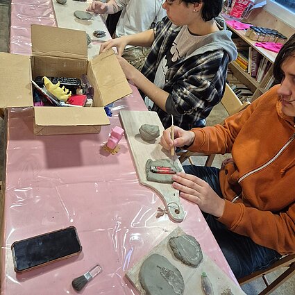 Workshop for The Cabinet of (un)Natural History exhibition at The Urban Rooms for The Folkestone Fringe Triennial  by Rosalie Morris