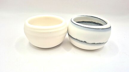 Salt and Pepper pinch pots by Sandgate Ceramic